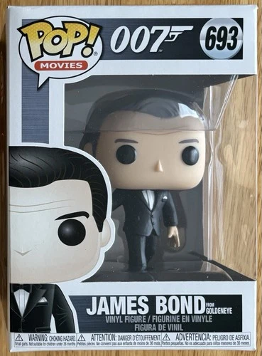 Funko Pop! Movies 007 693 James Bond From Goldeneye, New In Unopened Box
