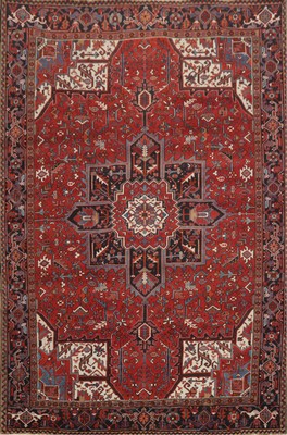 Vintage Medallion Hand-made Vegetable Dye Traditional Room Size