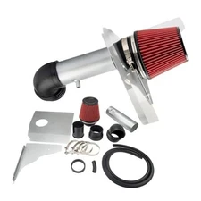Inlet: 3.5" Cold Air Intake Kit, Aluminum Polished Car Air 2012-2015 CAMARO