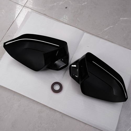 Gloss Black Side Mirror Cover Caps For BMW 5 Series G60 i5 M5 G90 G70 2024 2025 - Picture 12 of 20