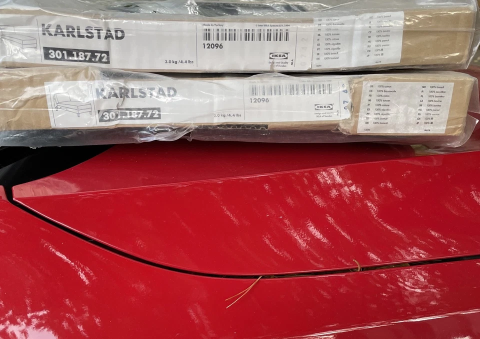 Funda chaise a rayas Ikea Karlstad 301.187.72 12096 Foto 2 de 4