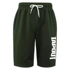 TAPOUT Men's Fleece Shorts Gym Workout Pocket MMA Boxing Size MEDIUM Army Green