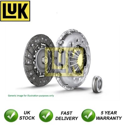 3PC Clutch Kit LUK Fits Audi Skoda VW Seat 1.6 TDi + Other Models