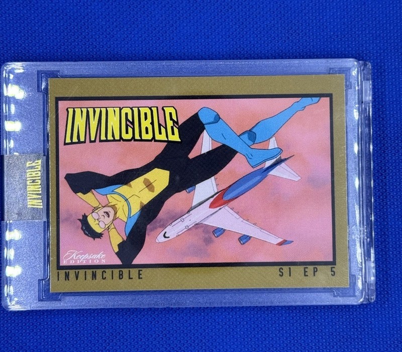 EXTREMELY RARE Hand Numbered /10 Gold Invincible S1 E5 Card Keepsake Edition