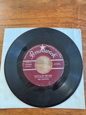 The Crickets That'll be the Day 1957 Brunswick 9-55009 Sammy Davis Owned coa VG+ The Crickets That'll be the Day 1957 Brunswick 9-55009 Sammy Davis Owned coa VG+
