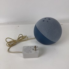 Amazon Echo 4th Gen Bluetooth Smart Speaker L4S3RE   Blue -Tested