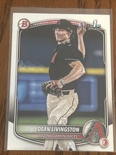 Dean Livingston 2025 Bowman Chrome  1st Baseball  Base