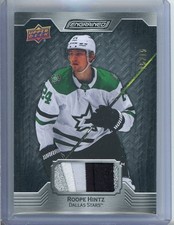 2023-24 Upper Deck Engrained Premium Memorabilia Ebony #30 Roope Hintz 15/15
