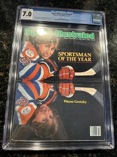 Wayne Gretzky Sports Illustrated CGC Newsstand SOY 1982 Sportsman Of The Year