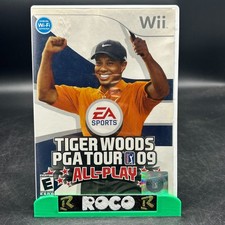 Tiger Woods PGA Tour 09 All-Play (Nintendo Wii, 2008) Complete W/ Manual
