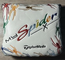 Taylormade My Spider X White Rainbow Mallet Headcover Putter Head Cover USED