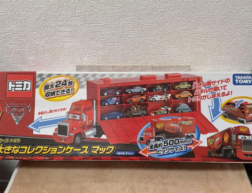 Disney Cars Tomica Mack Collection Case Mack Hauler Rare Discontinued