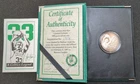 Vintage Rare Larry Bird 1oz Silver Coin With COA