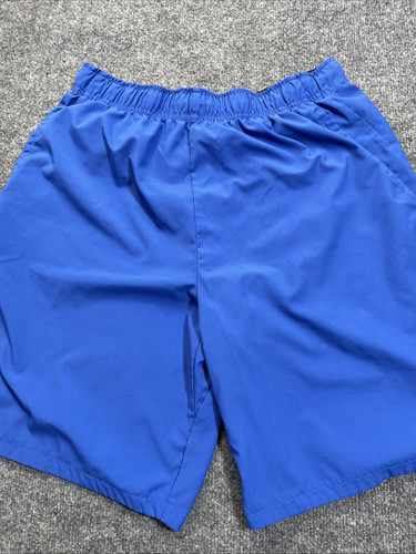 Nike Flex Woven Training Shorts Mens Large Blue 9" Stretch Draw String 30" Waist