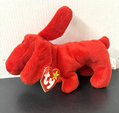 Ty Beanie Baby Buddy ''Rover'' The Red Dog 1996 Retired