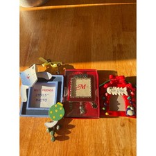 Set of 3 Cat Ornament Picture Frames