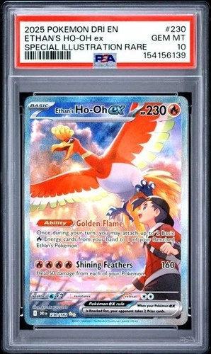 Ethan's Ho-oh EX *PSA 10* Special Illustration Rare *Destined Rivals* #230