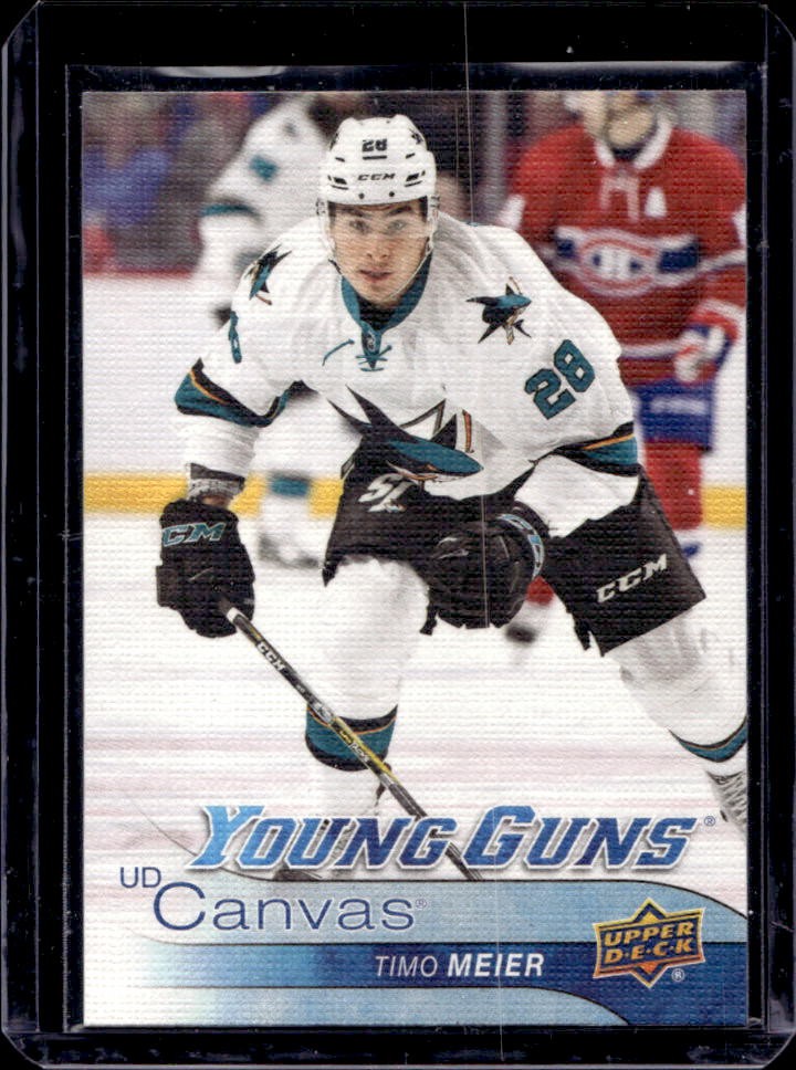 2016-17 Upper Deck Timo Meier UD Canvas Rookie Young Guns RC #C225 Sharks