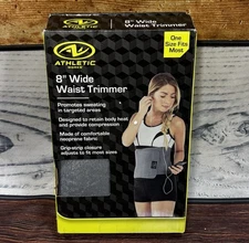 ATHLETIC WORKS Waist Trimmer Adjustable 8" inch Belt 🆕