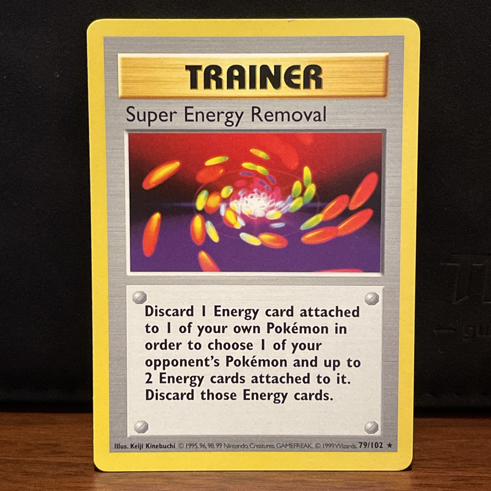 Pokémon Vintage Shadowless Super Energy Removal 79/102 Base Set WotC 1999 NM/LP