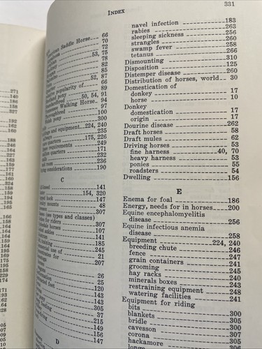 Horse Husbandry by M.E. Ensminger 1951 Vintage Hardcover Book Good Condition 1st - Picture 16 of 21