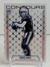2024 Panini Phoenix - Drake Maye Contours #CONDME (RC) Rookie Card N.E. Patriots