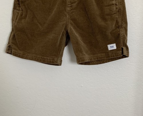 Katin Corduroy Casual Shorts Boys Youth 8 Pull On Drawstring Brown Pockets - Picture 11 of 11