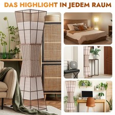 Stehleuchte SKOV 36282 Ø30CM 2 flammig, E27 Bambus, Rattan