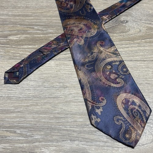 Gitman Bros Nordstrom Handmade Luxury 100% Silk Neck Tie for Men Made in USA 59"