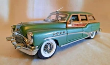 Danbury Mint 1953 Buick Estate Wagon 1:24 Die-cast *NEW IN BOX* with Papers