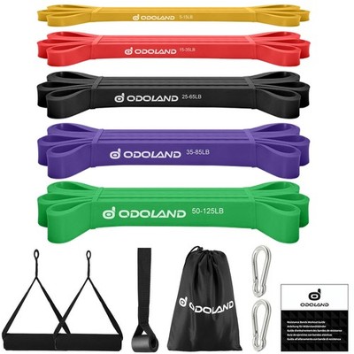 5 Packungen Pull Up Assist Bands Klimmzugbänder Widerstandsbänder mit Türanke...