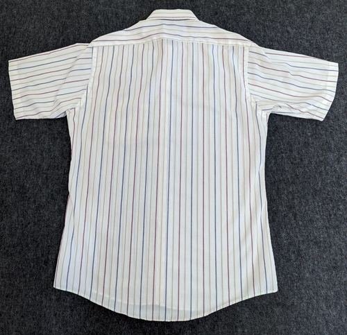 VTG Arrow Brigade Fitted Shirt Men Size 15½ Single Needle Made in USA Stripes - Picture 10 of 13