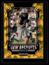 Tyler Warren 2025 Panini Prizm Draft Picks New Recruits Gold Ice