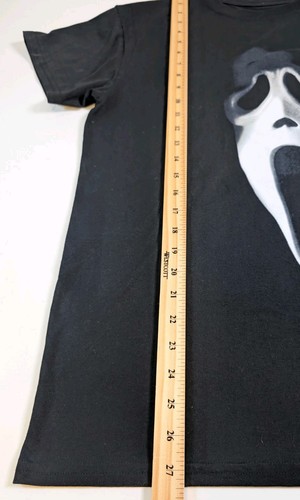 New Ghost Face Shirt Men Small Black Scream Horror Icon Halloween Fun World - Picture 6 of 8
