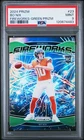 2024 Panini Prizm Fireworks #23 Bo Nix Fireworks-Green Prizm PSA 9