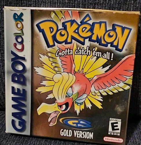 Pokemon Gold Version Complete In Box (CIB) Gameboy Color authentic