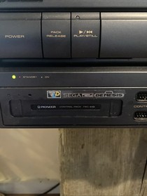 Pioneer CLD-A100 LaserActive Mega LD Laserdisc Player w/ PAC SEGA Genesis *READ*