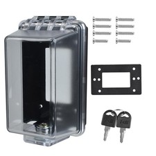 Baby Safety Outlet Cover Box-Key Lock for Much Better Toddler Proofing,Easier...