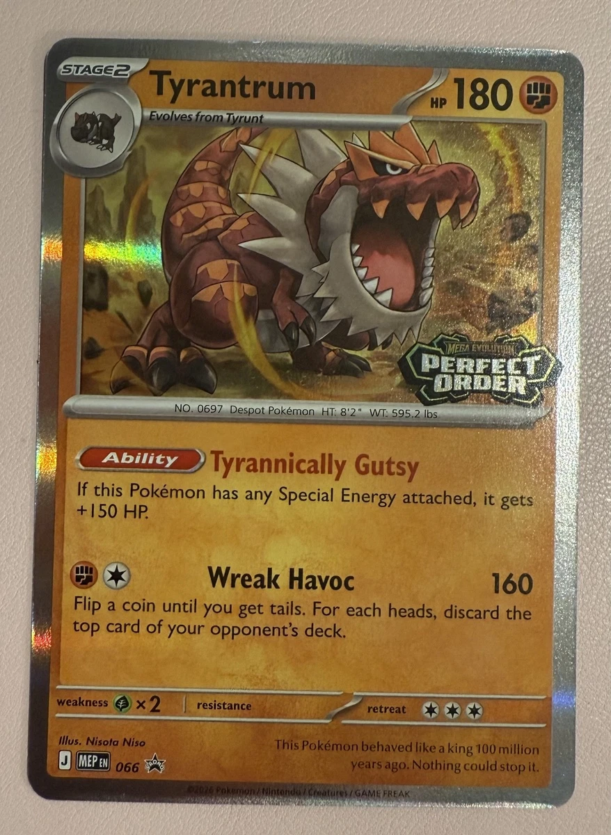Tyrantrum 066 Me: Mega Evolution Promo for sale