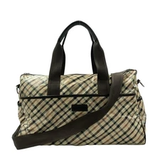 Daks 2-way handbag shoulder bag check ladies' damage details ・Overall: shift e4
