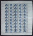 No. 743 N** in complete sheet cut in 2: Louis XI (JdT 1945)