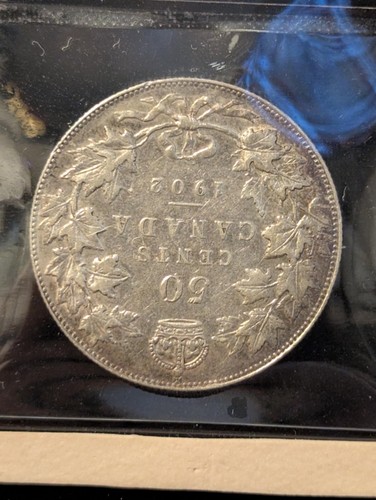 1902 Coin Mart Graded Canadian 50 Cent, **EF-40** - Photo 4/7