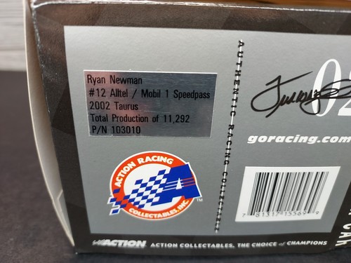 Action #12 Ryan Newman Alltel/Mobil 1 Speedpass 2002 Ford Taurus Nascar 1:24 - Foto 8 di 9