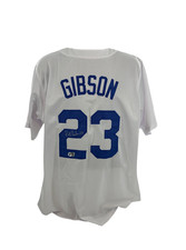 Kirk Gibson Signed Autographed Dodgers Custom Jersey SWAU COA
