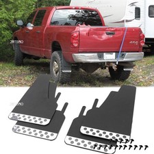4pcs For Dodge Ram 1500 Mud Flaps Splash Guards Reflector Front Rear Mudguards