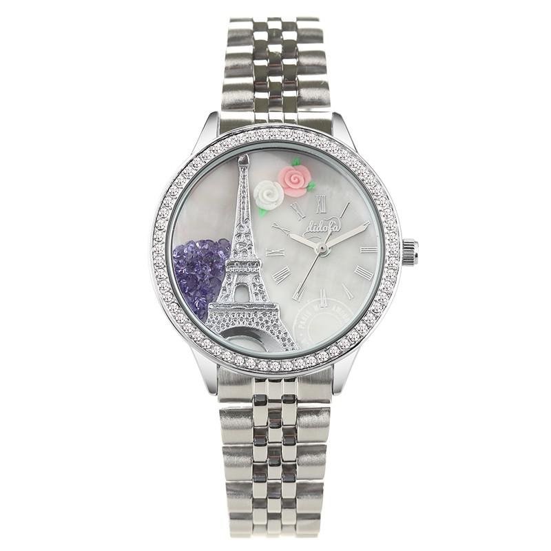 Montre Didofà femme acier DF-999D : l'éclat du design italien pour votre poignet