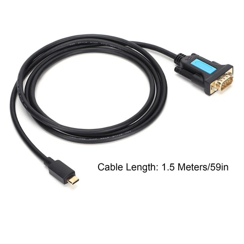 USB to RS232 Adapter TypeC to DB9 Converter Serial Cable for Scanner PC Modem - Picture 11 of 12