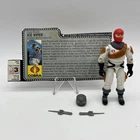 GI JOE ICE VIPER V1 100% COMPLETE W/FILE CARD COBRA WOLF DRIVER NEW O RING