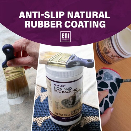 Environmental Technology Fiber-Lok Non-skid Backing (16 oz) Anti-Slip Natural... - Picture 7 of 7