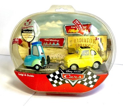 VTG DISNEY Exclusive Pixar CARS Guido and Luigi NEW In Box NO